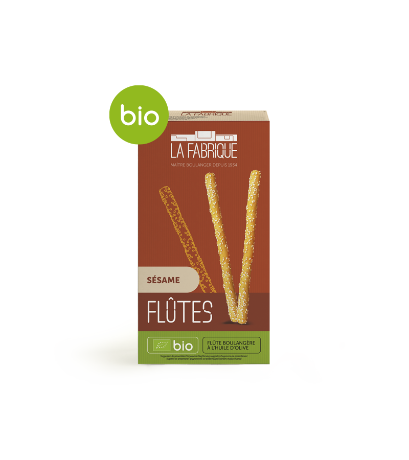 flûtes au sésame bio
